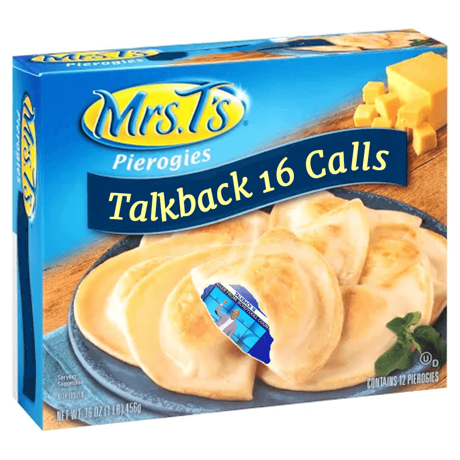 talkback 16 calls pierogy