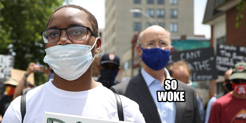 Tom Wolf Virtue Signals at Harrisburg Black Lives Matter Protest, Violates Own Pandemic Restrictions