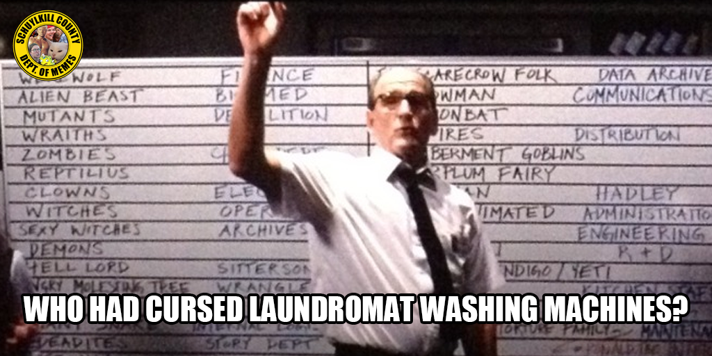 cursed laundromat washing machine pottsville