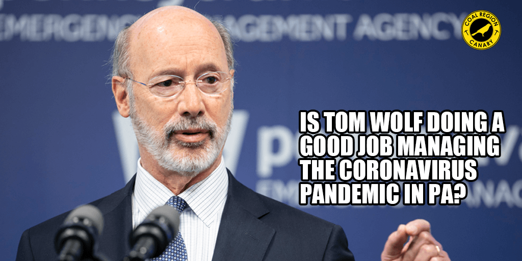 tom wolf managing coronavirus pandemic pennsylvania reader poll