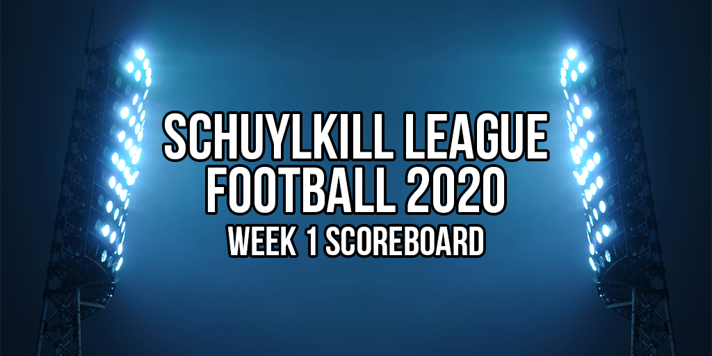 schuylkill league football week 1 scoreboard