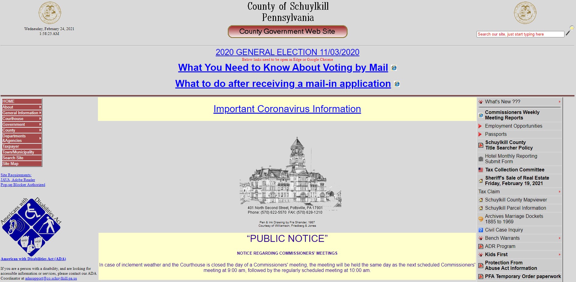 schuylkill county website