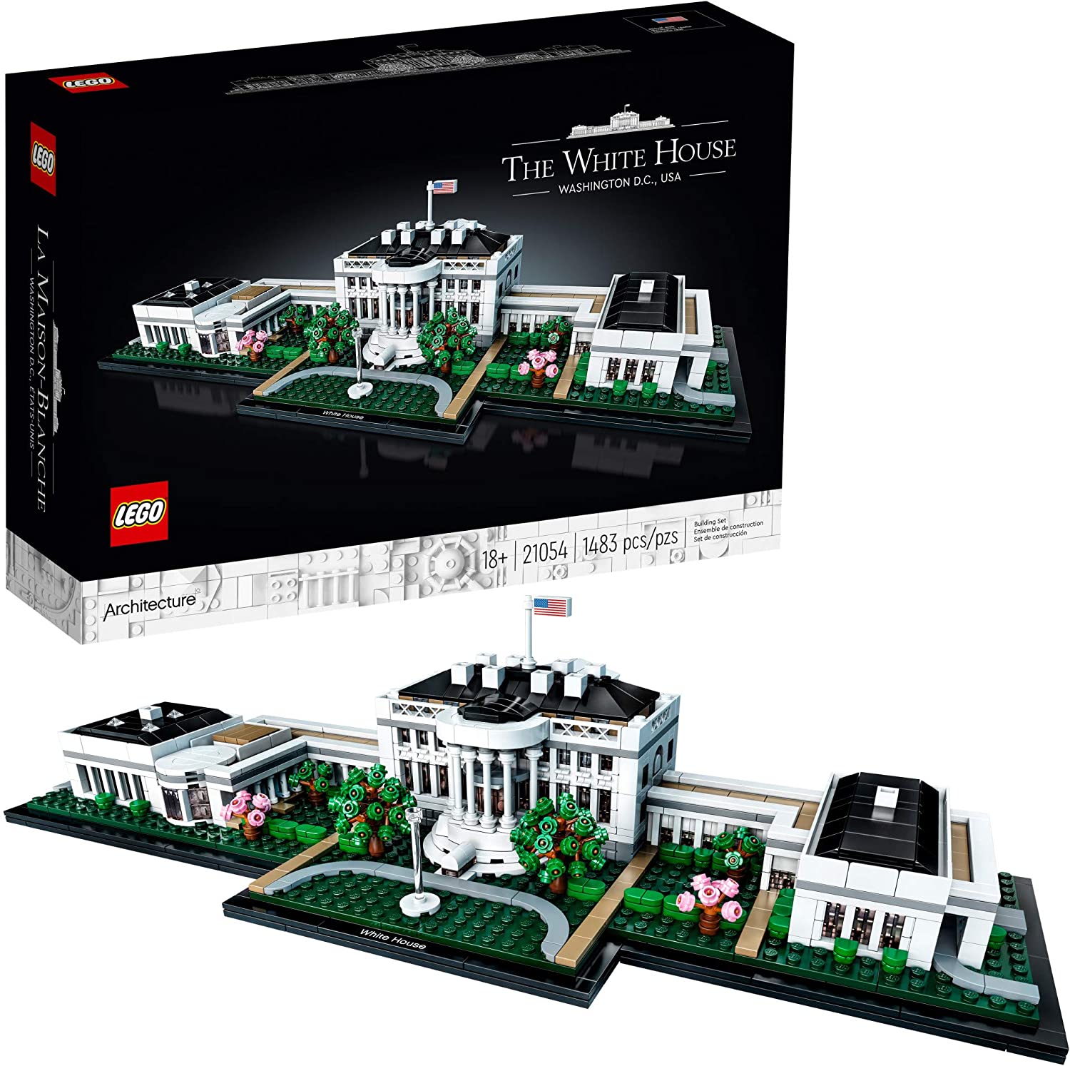 lego white house for adults