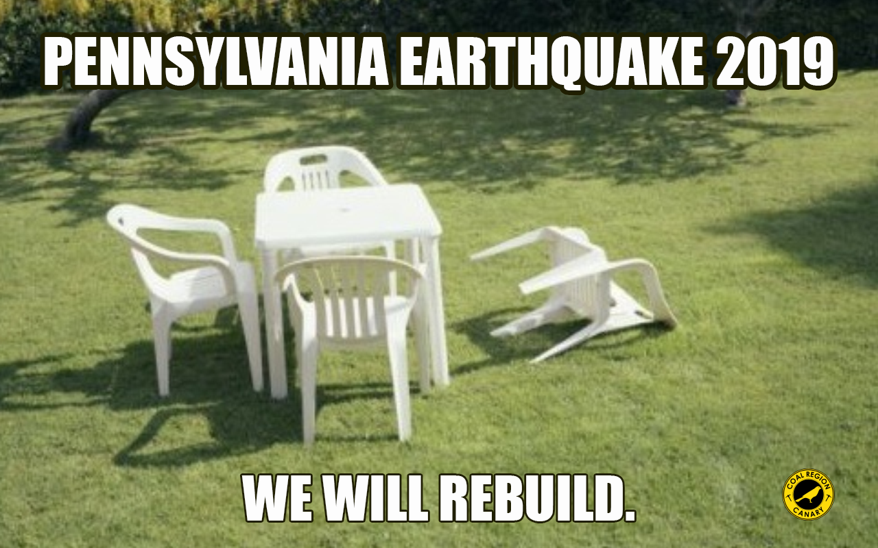 pennsylvania earthquake meme