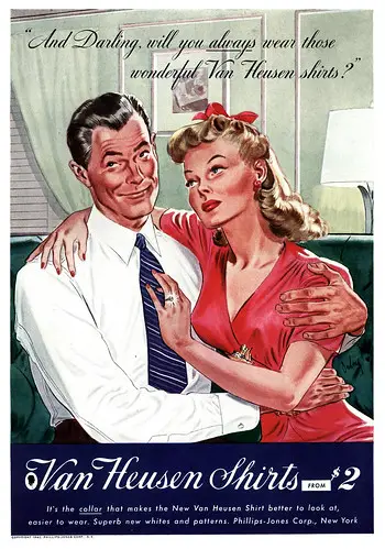 1948 Van Heusen Shirts Vintage Advertisement Mens Fashion Wall Art Bedroom  Decor Mens Clothing Ad Boutique Decor Sexist Ads Magazine Ad 