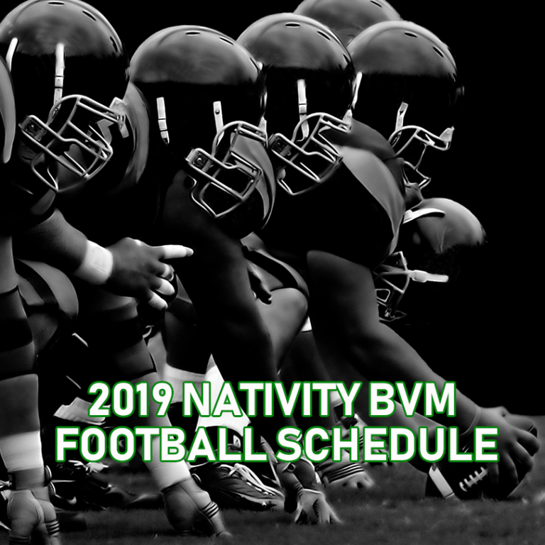 2019 Nativity BVM Green Wave Football Schedule Coal Region Canary