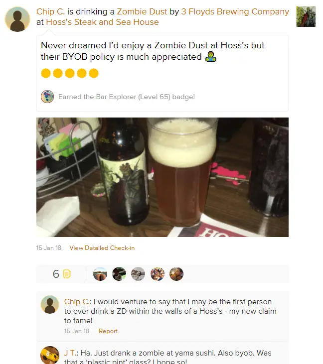 beer review hoss byob