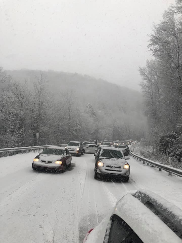 snow squall route 61 schuylkill county