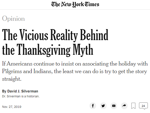 war on thanksgiving new york times