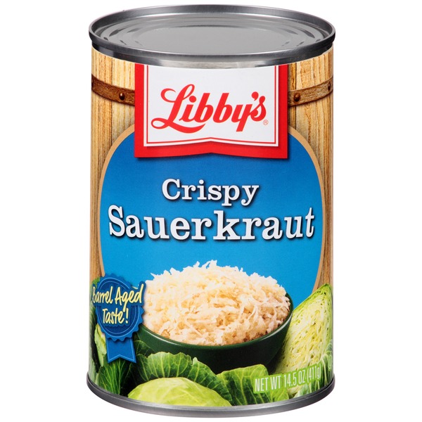 libbys sauerkraut can