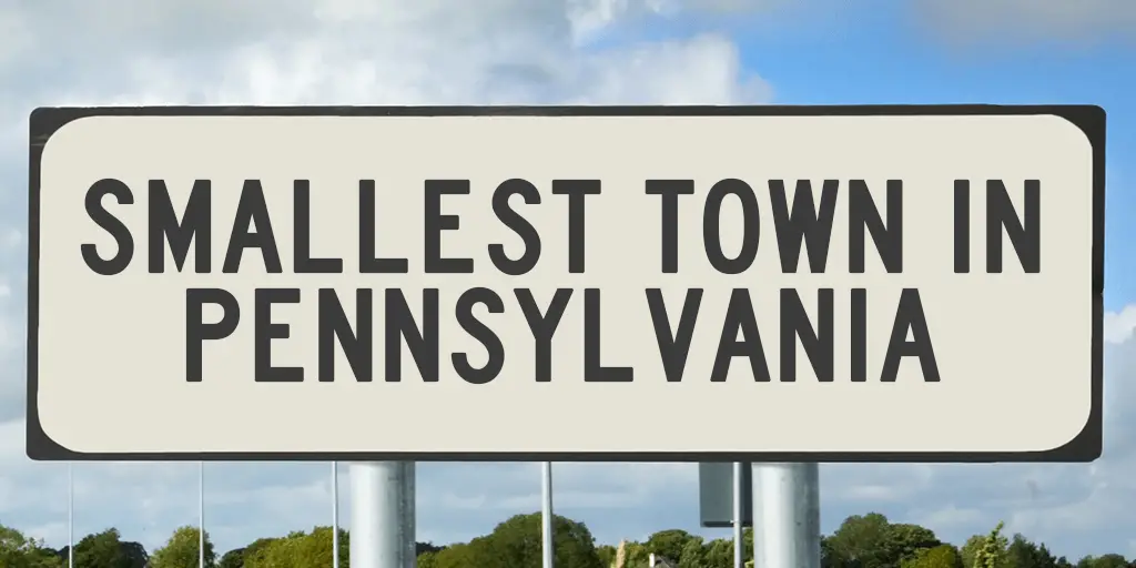 smallest town in pa