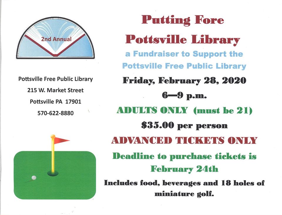 putting fore pottsville library 2020