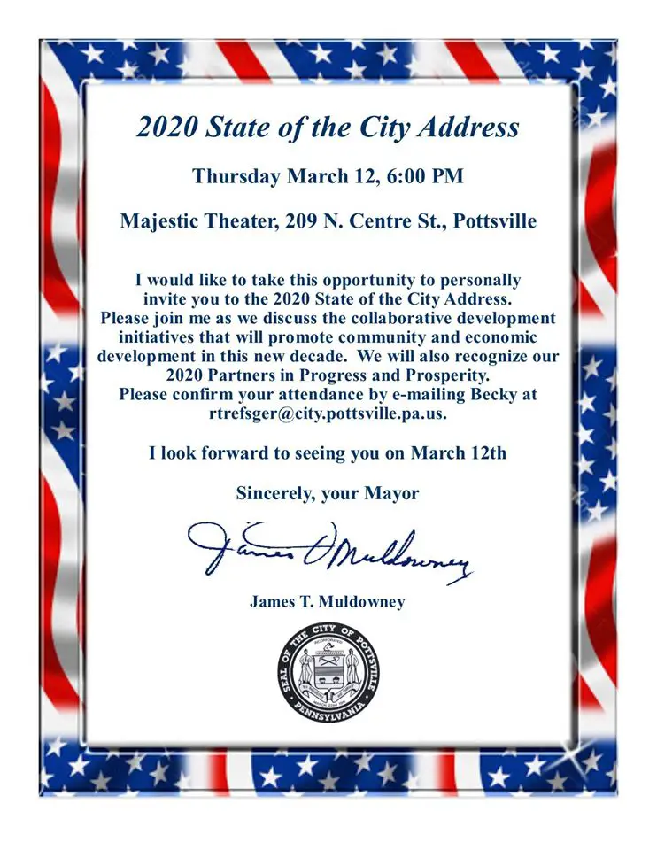 state of the city address 2020