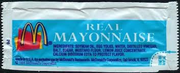mcdonalds mayo packet