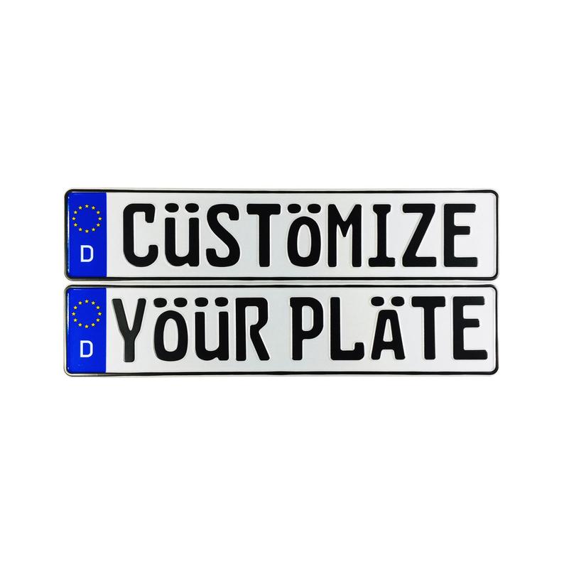 custom german license plates