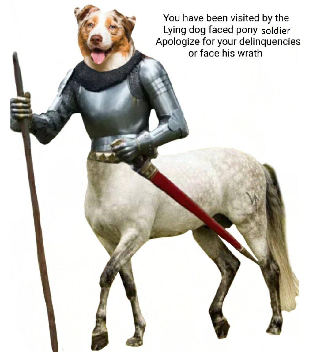 lying dog faced pony soldier