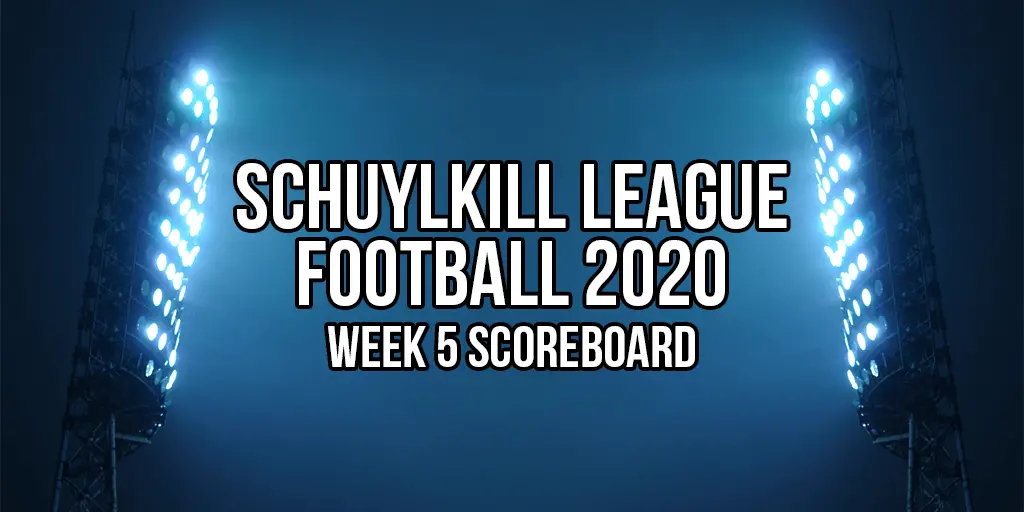 2020 schuylkill league football week 5 scores