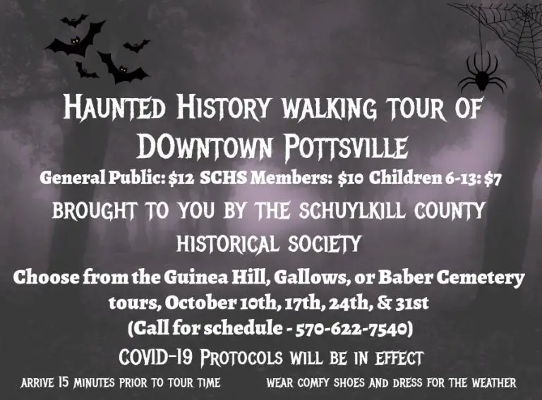 Schuylkill County Historical Society Hosting Haunted Walks Of Downtown Pottsville In October 9418