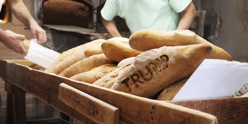 padoras bakery trump bread