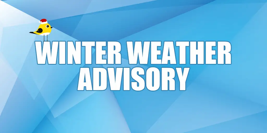 winter weather advisory schuylkill county january 26