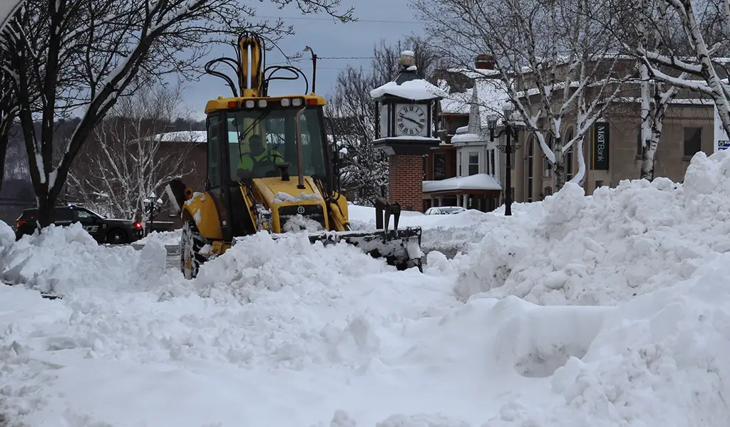 noreaster 2021 orwigsburg square snow removal