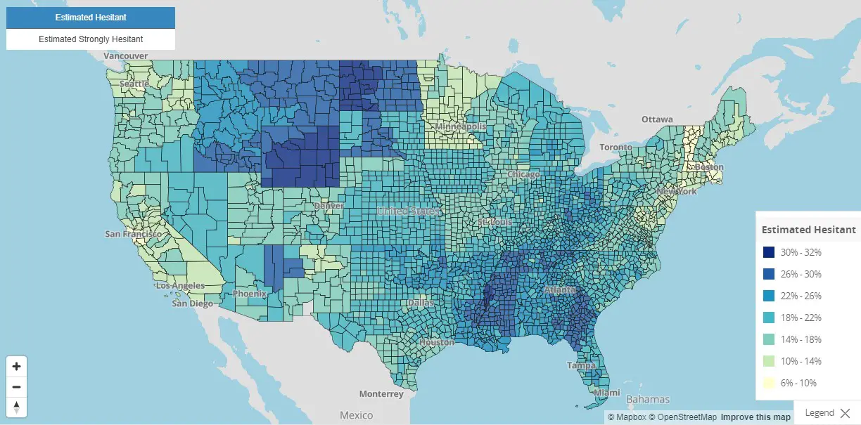 vaccine hesitancy usa