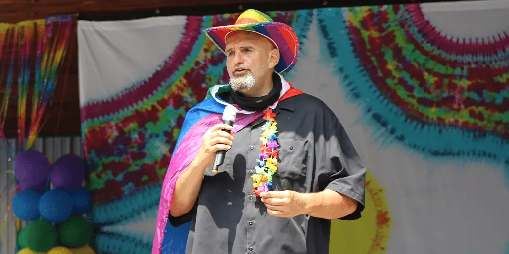 Pennsylvania Lt Governor John Fetterman attends Pottsville PrideFest 2021