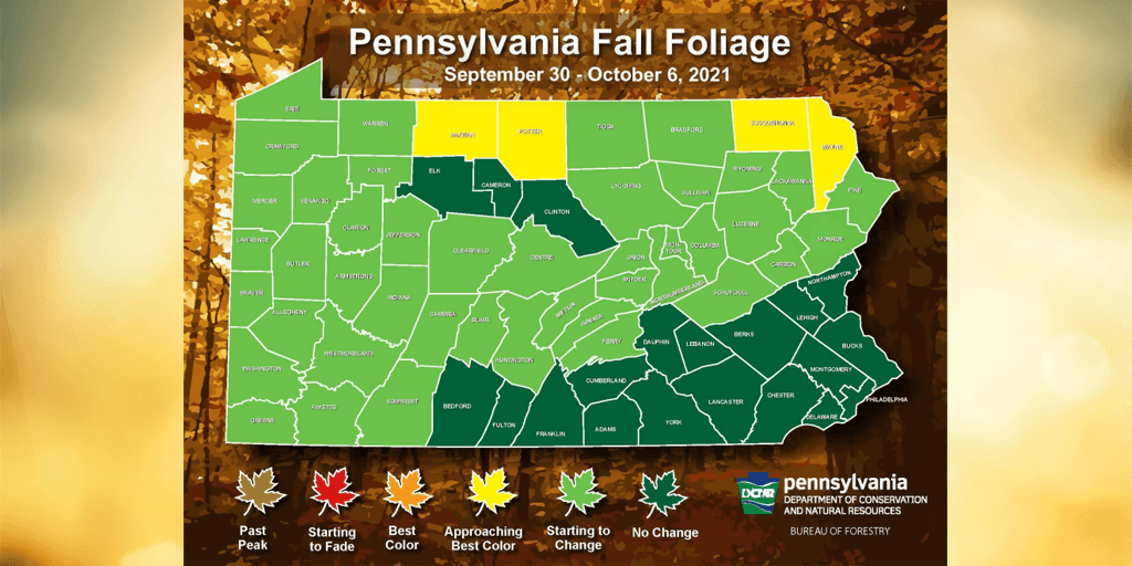 pennsylvania fall foliage report september 30