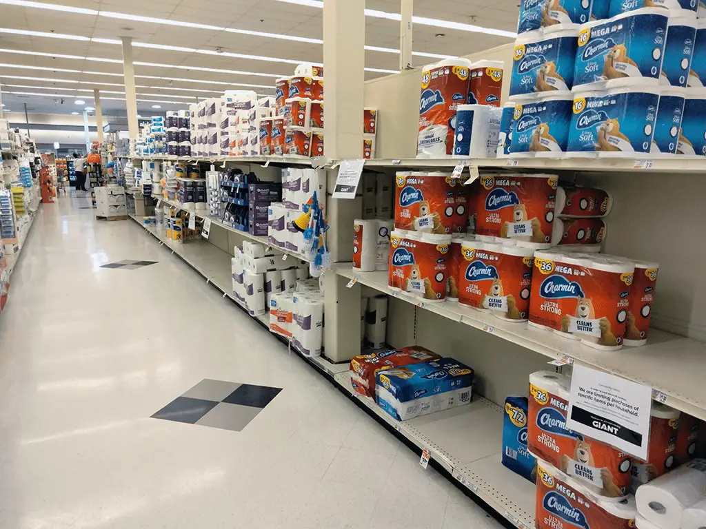 toilet paper shortage giant cressona mall (1)