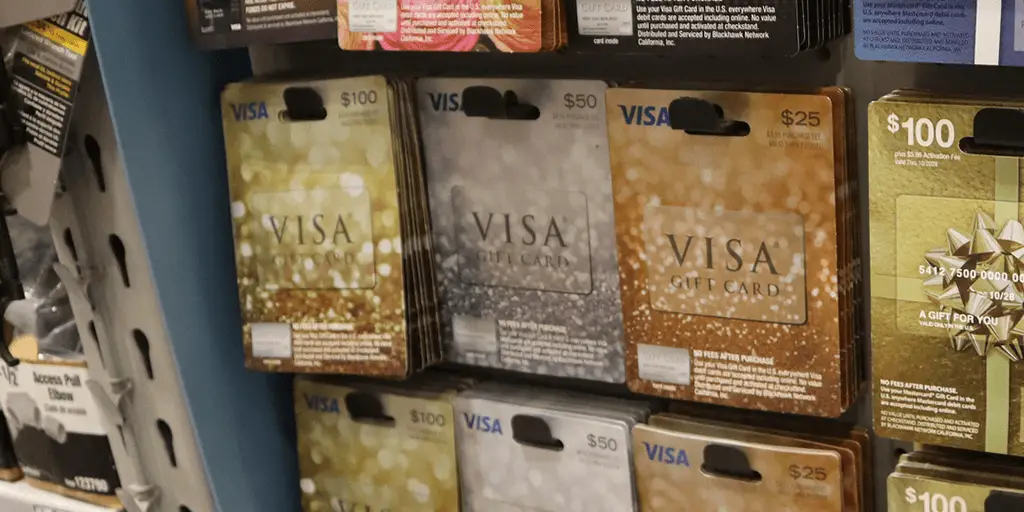 visa gift card scam