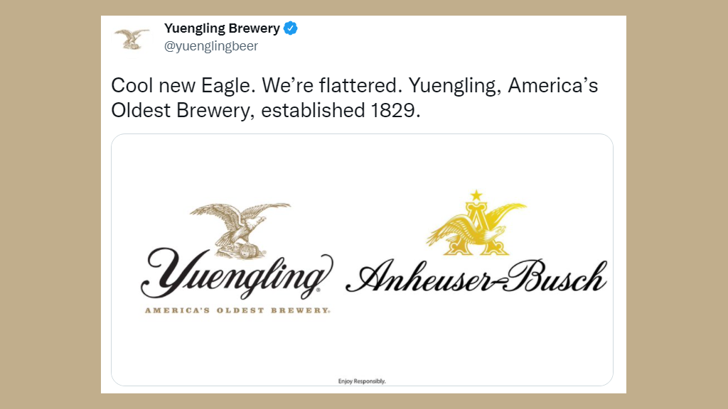 new anheuser busch logo yuengling