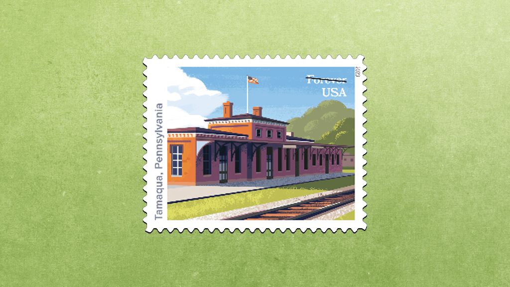 Tamaqua Train Station to be Featured on USPS Stamp in 2023 Coal