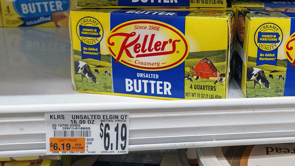 butter prices rising