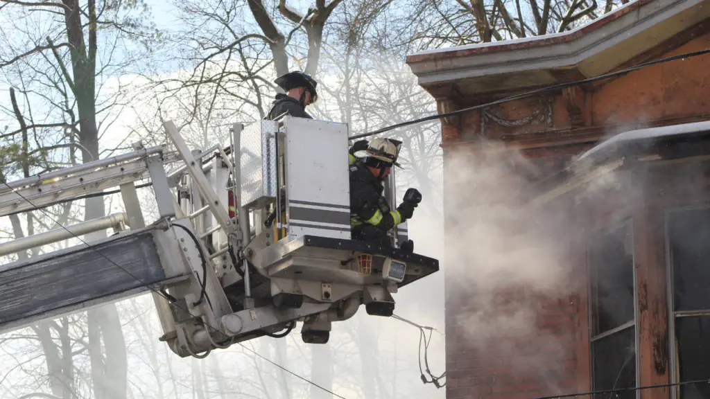 Fire heavily damaged the former Mt. Carbon Fire Co. building on S. Centre St., just outside Pottsville, Saturday afternoon.