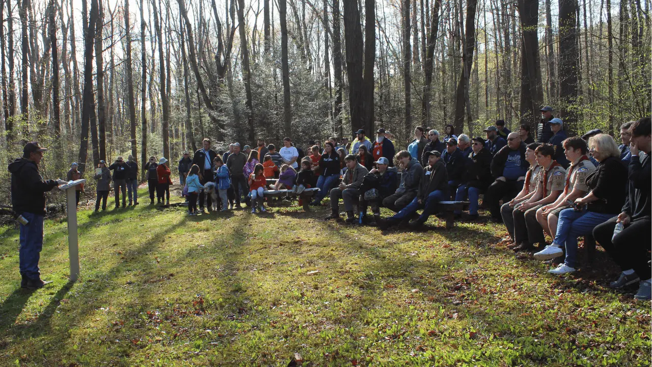 Frog Hollow Nature Area is officially dedicated as the second Schuylkill County park on April 20, 2024.