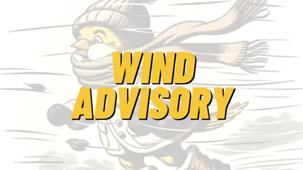 Schuylkill County has been placed under a Wind Advisory until 6 p.m. Saturday, April 13.