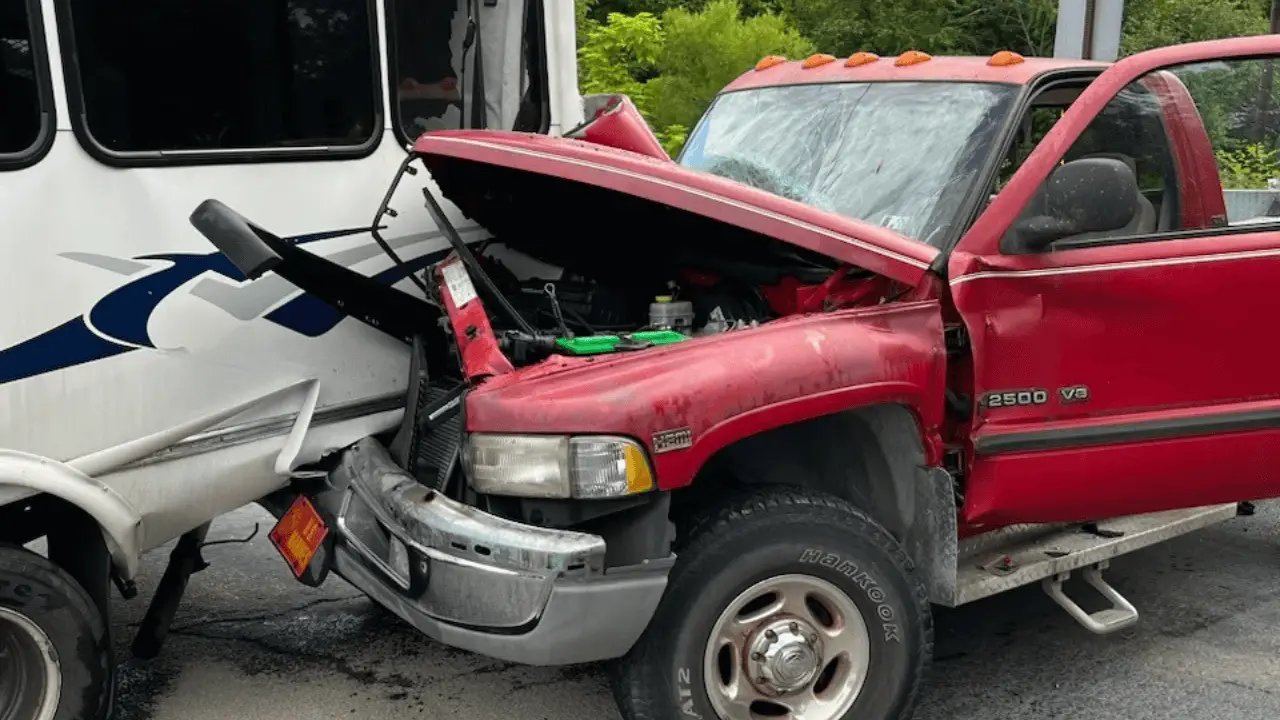 woman in critical condition following vehicle crash in minersville on Friday morning, July 12